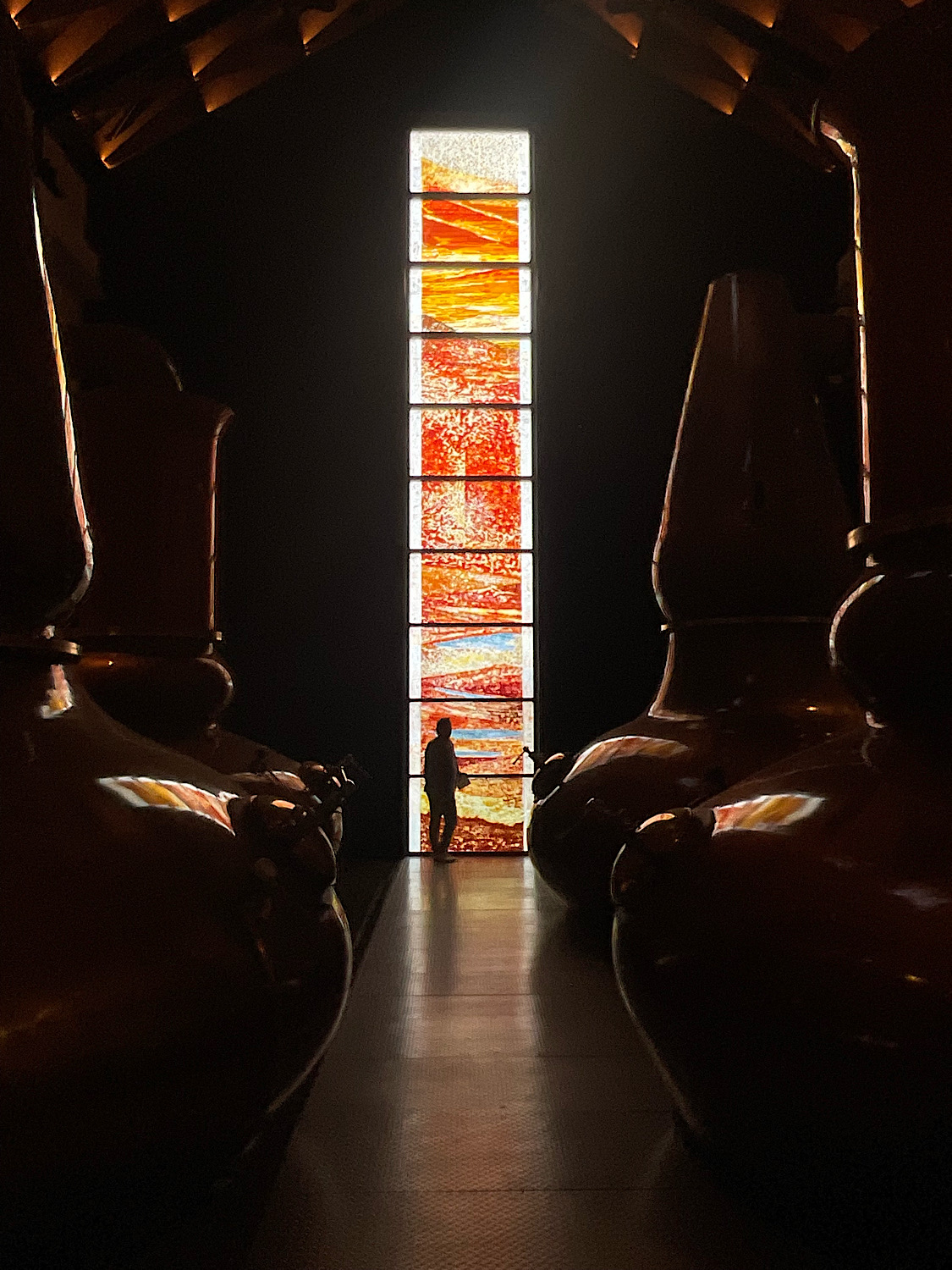 dalmore window with a figure in front emphasising the scale