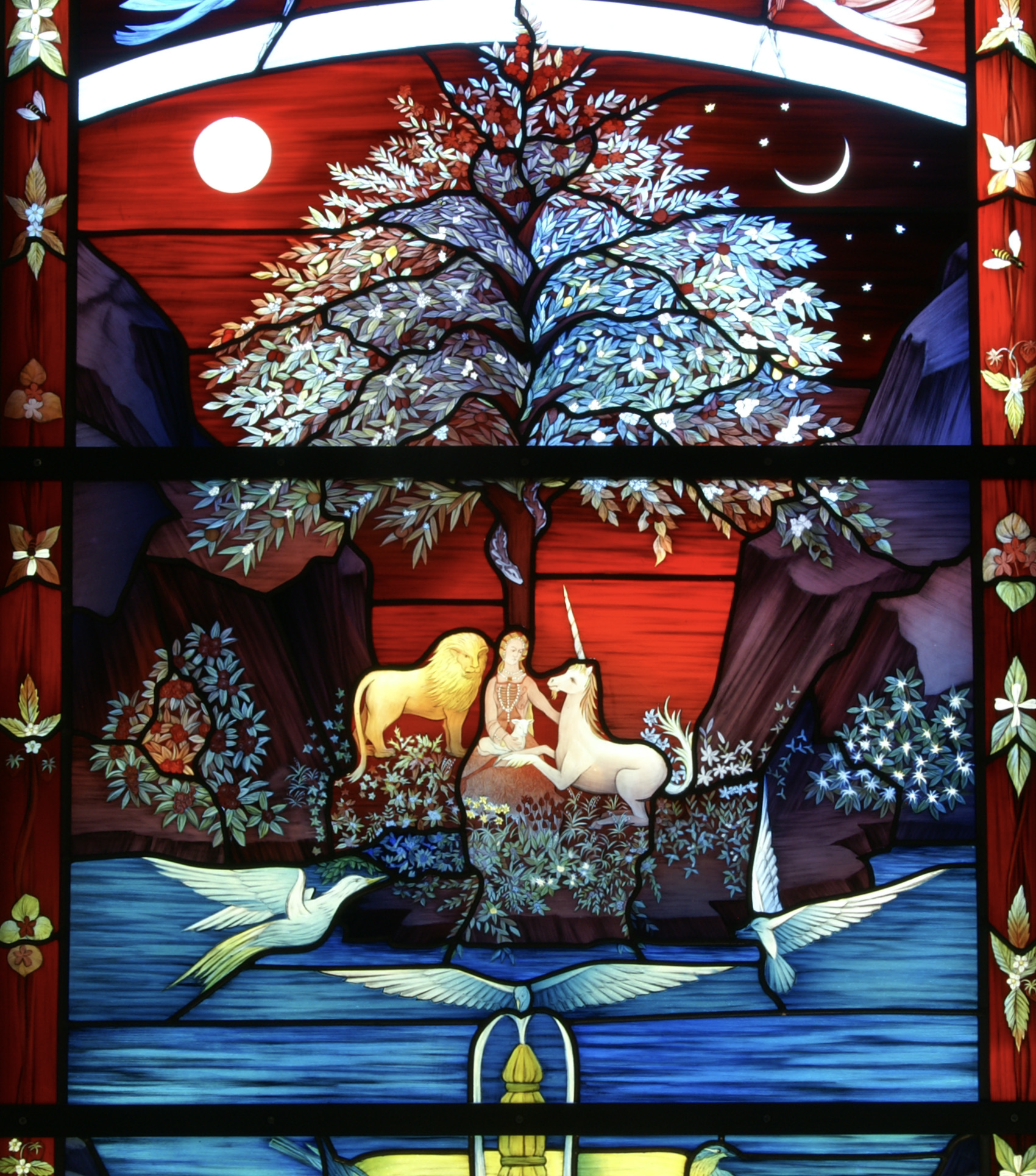 staircase window, detail