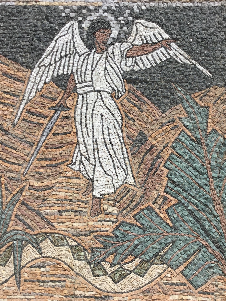 Garden of Eden mosaic, Sacred Heart Cathedral Kericho, Kenyan stone tesserae