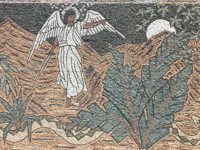 Githaka Karuri and team, mosaic installation