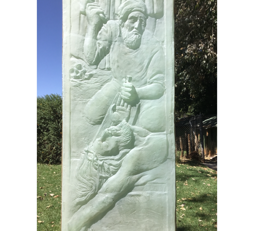 Stations of the Cross, panel 6