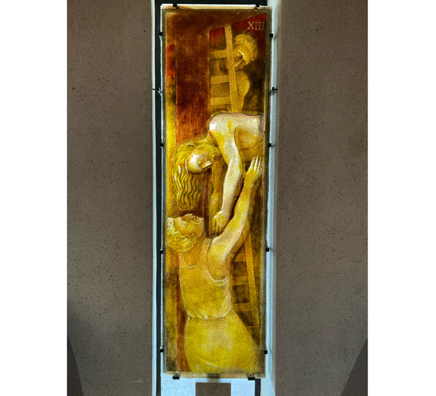 Stations of the Cross, panel 8