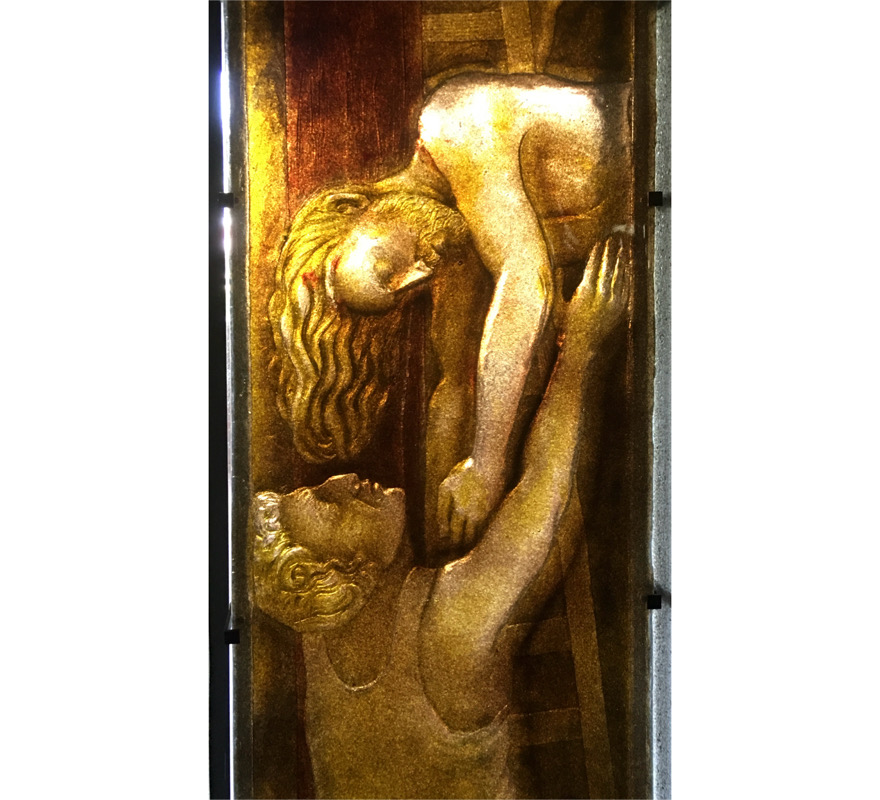 Stations of the Cross, panel 9