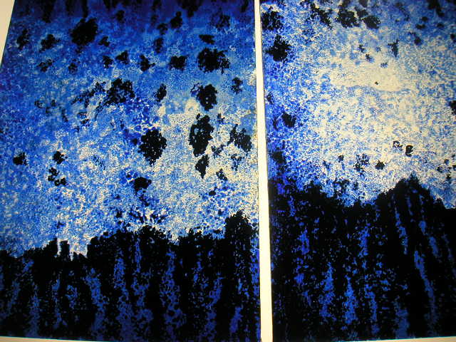 Air window — detail of etched surface